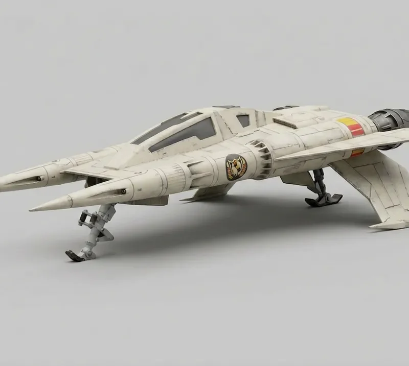 Mô hình phi thuyền Thunderfighter (Buck Rogers) in 3D cực chất