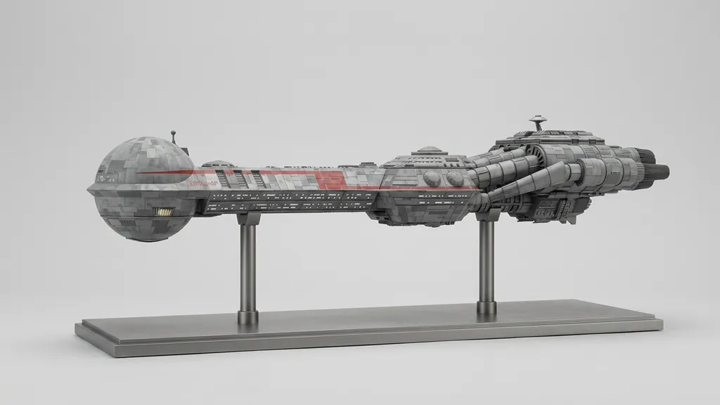 Mô hình in 3D phi thuyền The Searcher từ Buck Rogers in the 25th Century - Image 1