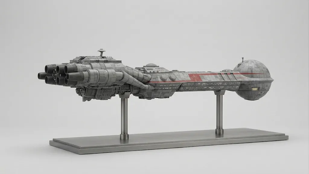 Mô hình in 3D phi thuyền The Searcher từ Buck Rogers in the 25th Century - Image 2