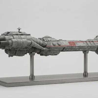 Mô hình in 3D phi thuyền The Searcher từ Buck Rogers in the 25th Century