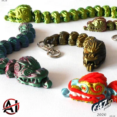 Mô hình rắn Flexi Aztec có khớp nối