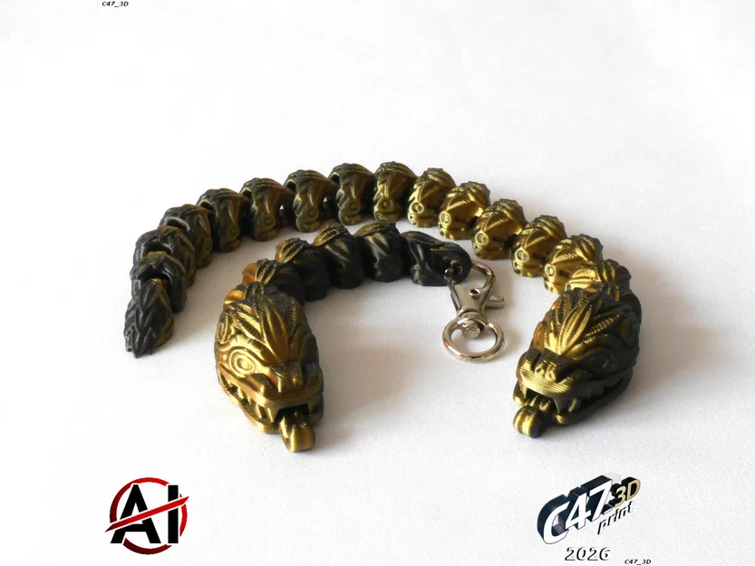 Mô hình rắn Flexi Aztec có khớp nối - Image 3