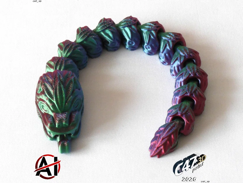 Mô hình rắn Flexi Aztec có khớp nối - Image 4