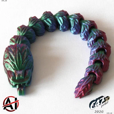 Mô hình rắn Flexi Aztec có khớp nối