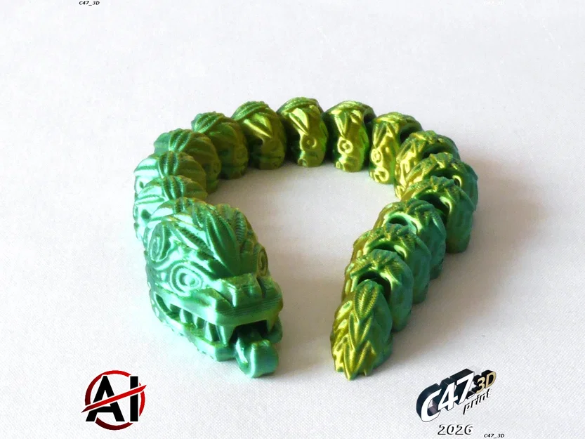 Mô hình rắn Flexi Aztec có khớp nối - Image 5