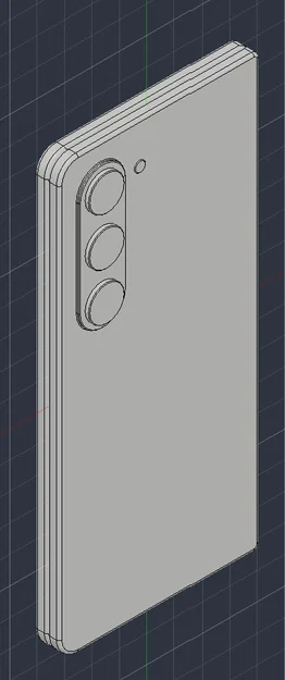 Mô hình thử nghiệm kích thước cho Galaxy Z Fold 8 - Image 1