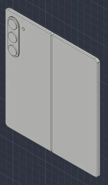 Mô hình thử nghiệm kích thước cho Galaxy Z Fold 8 - Image 2