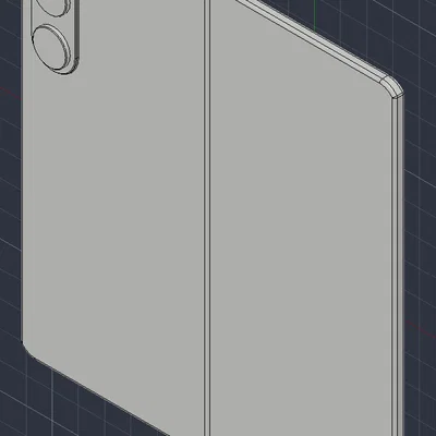 Mô hình thử nghiệm kích thước cho Galaxy Z Fold 8