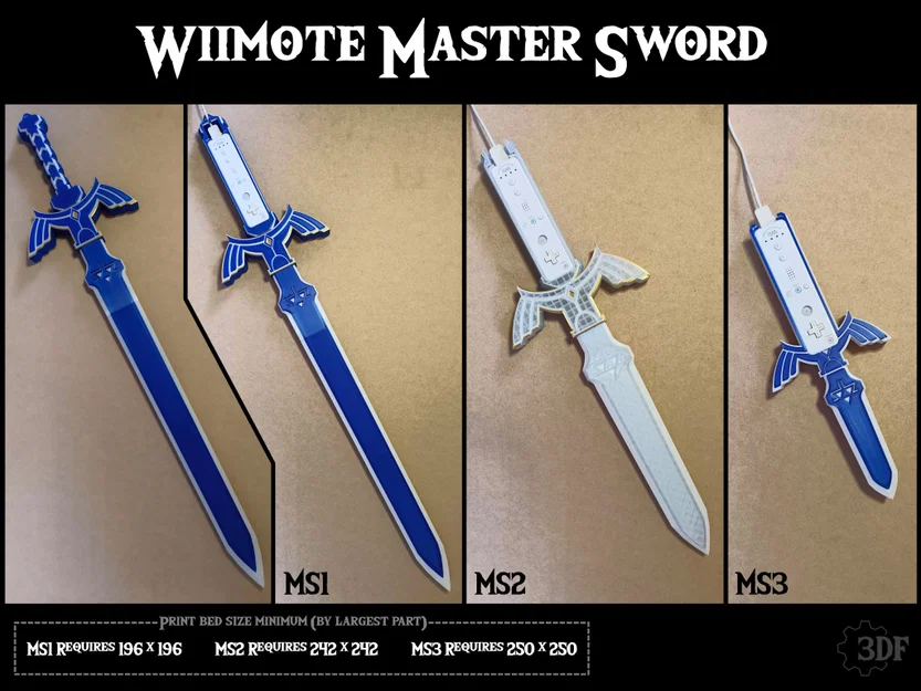 Kiếm Master Sword phiên bản dành cho tay cầm Wiimote - Image 1