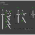 Kiếm Master Sword phiên bản dành cho tay cầm Wiimote - Thumbnail 2