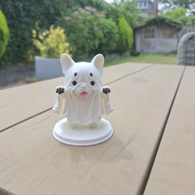 Mô hình French Bulldog hóa trang ma dễ thương