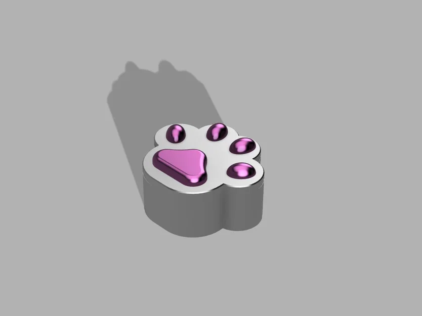 Hộp Đựng Bánh Thưởng Hình Chân Thú Cưng In 3D (Thiết Kế Nam Châm) - Image 2