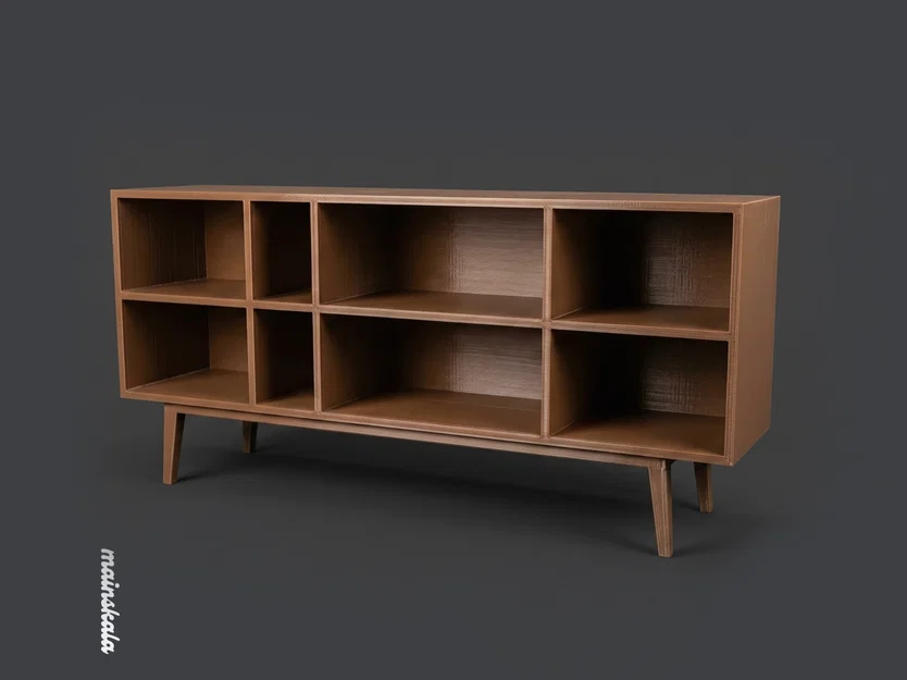 Mô hình tủ Sideboard hiện đại / Tủ Credenza tỉ lệ nhà búp bê - Image 1