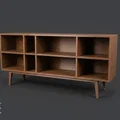Mô hình tủ Sideboard hiện đại / Tủ Credenza tỉ lệ nhà búp bê - Thumbnail 1