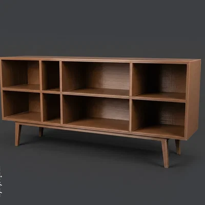 Mô hình tủ Sideboard hiện đại / Tủ Credenza tỉ lệ nhà búp bê