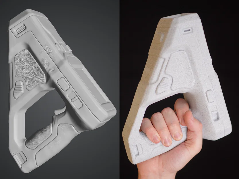 Máy quét Sci-Fi cầm tay (Đạo cụ Cosplay) / Bản demo Tripo AI - Image 2