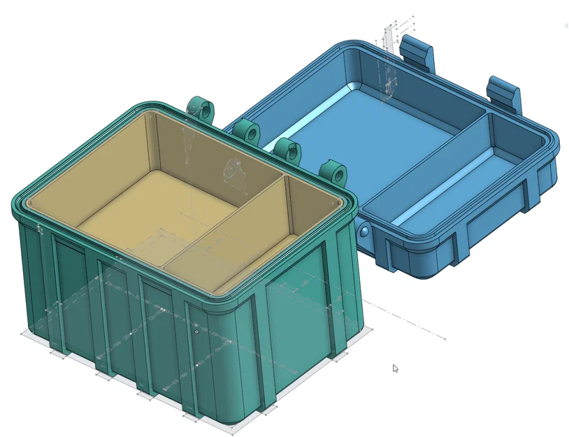 Hộp đựng đồ chống va đập thông số tùy chỉnh - In 3D hoàn toàn - Image 3