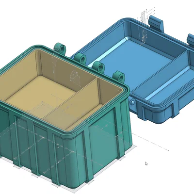 Hộp đựng đồ chống va đập thông số tùy chỉnh - In 3D hoàn toàn