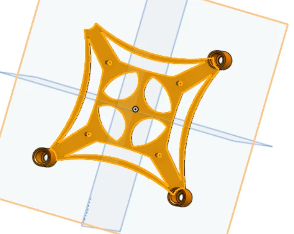 Mẫu khung thân drone FPV tự in 3D bền nhẹ - File STL miễn phí - Image 1