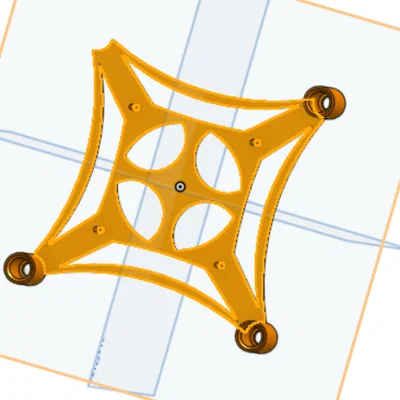 Mẫu khung thân drone FPV tự in 3D bền nhẹ - File STL miễn phí
