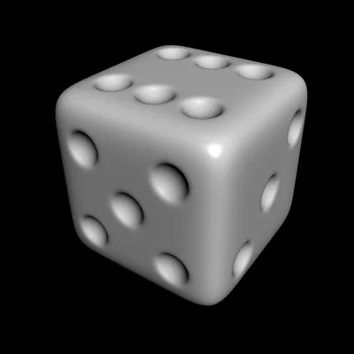 Mẫu xúc xắc 3D (Dice) thiết kế toán học độc đáo, dễ dàng in ấn