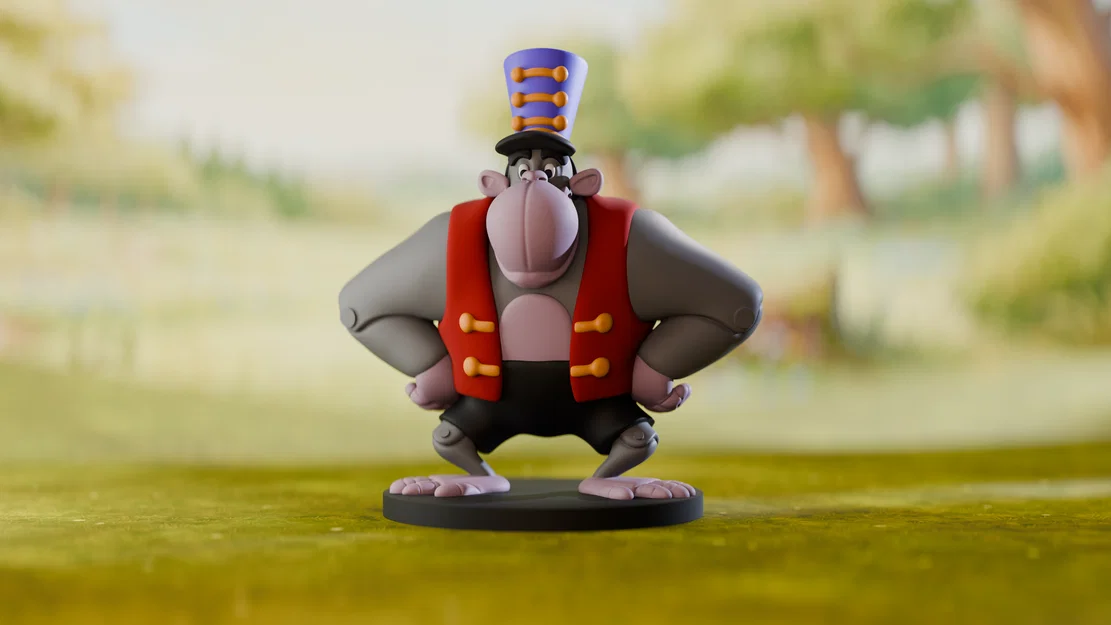 Mô hình nhân vật Winnie the Pooh Bruno the Gorilla - Image 1