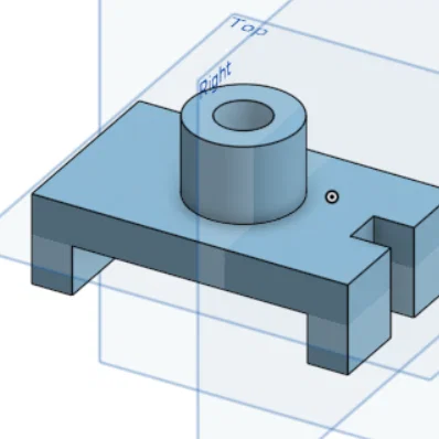 Mô hình linh kiện kỹ thuật đa năng iddk - Đế gá 3D