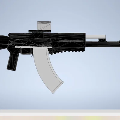 Mô hình súng AKM 74 phụ kiện cho Dummy 13 - File in 3D chi tiết