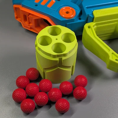 RIVAL Super Shell -- 87 FPS -- NERF Doom Cannon (Rebel Ops)