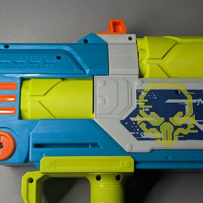 RIVAL Super Shell -- 87 FPS -- NERF Doom Cannon (Rebel Ops)