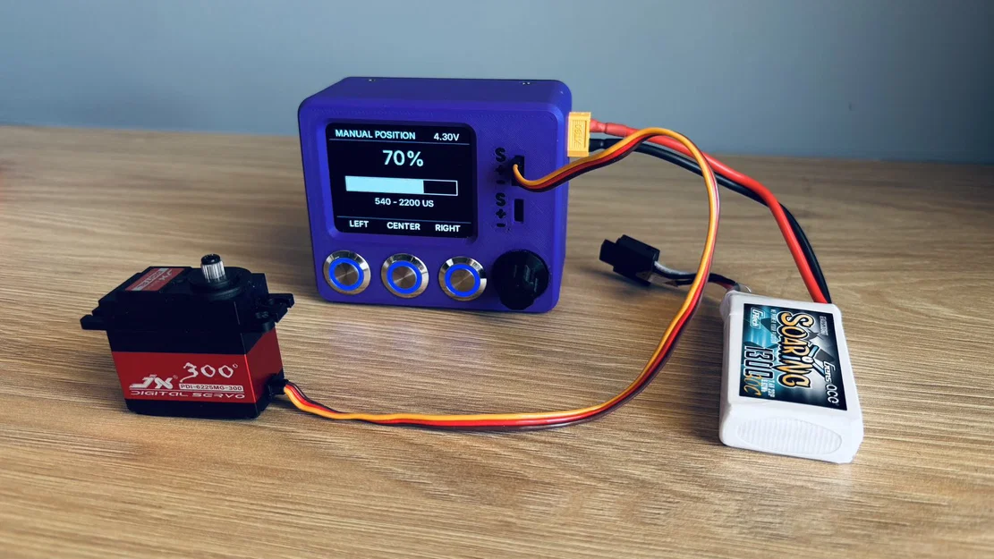 Ultimate DIY Servo Tester - Thiết bị kiểm tra servo chuyên nghiệp - Image 1