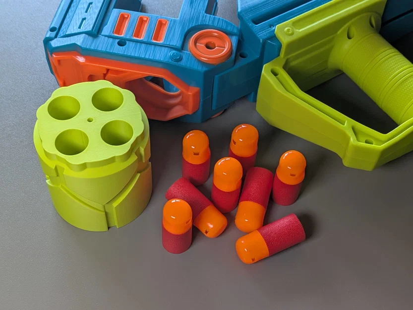 MEGA Half Dart Super Shell -- 78 FPS -- NERF Doom Cannon (Rebel Ops) - Image 1