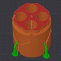 MEGA Half Dart Super Shell -- 78 FPS -- NERF Doom Cannon (Rebel Ops) - Thumbnail 8