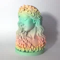 Tượng Phụ Nữ Hoa (Floral Woman Sculpture) - Tác phẩm nghệ thuật tinh tế - Thumbnail 2