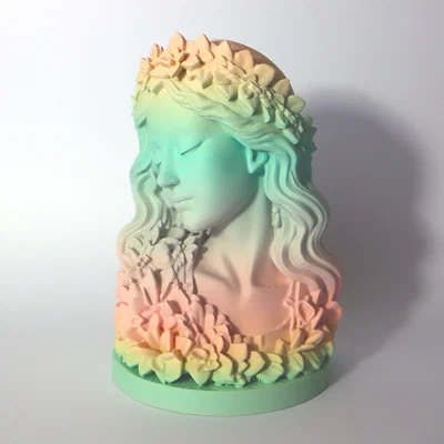Tượng Phụ Nữ Hoa (Floral Woman Sculpture) - Tác phẩm nghệ thuật tinh tế