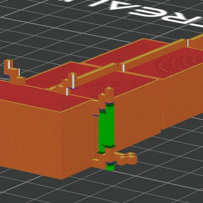 Mô hình Axolotl linh hoạt phong cách Minecraft (File in 3D)