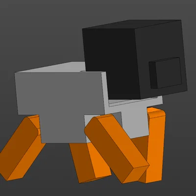 Mô hình chú heo Minecraft linh hoạt (Flexi Pig) in 3D