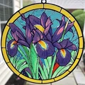 Mô hình in 3D Purple Iris phong cách kính màu - Thumbnail 2