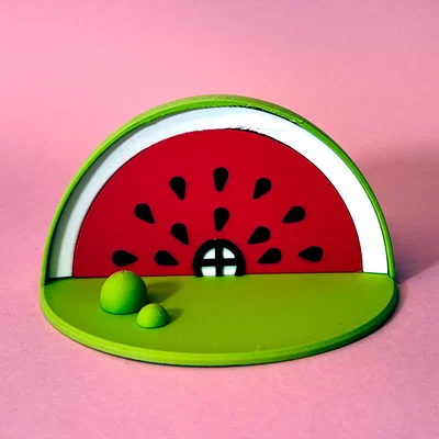 Mô hình Nhà Dưa Hấu (Watermelon House) xinh xắn