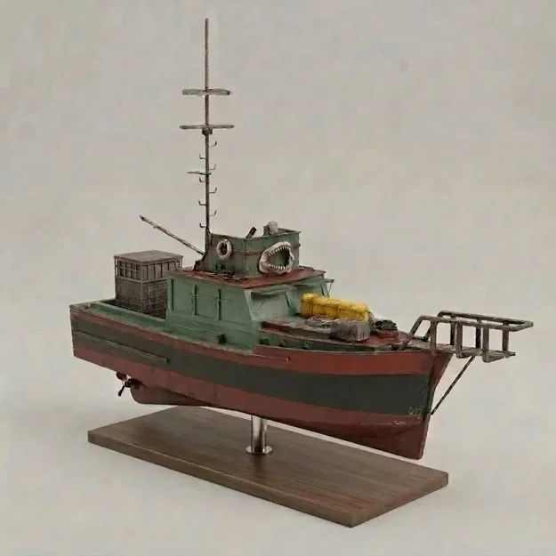 Mô hình tàu Orca trong phim Jaws 1975 - Bản in 3D chi tiết - Image 1