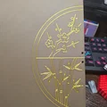 Hộp đựng bài mạt chược có nắp chạm khắc trang trí - Thumbnail 2