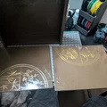 Hộp đựng bài mạt chược có nắp chạm khắc trang trí - Thumbnail 3