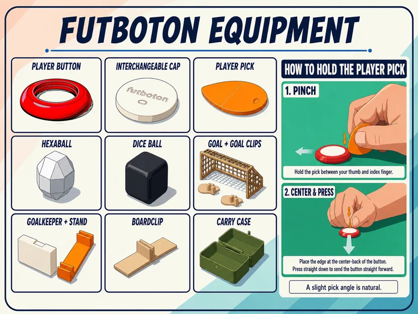 Bộ Starter Set Futboton™ để bàn — Trò chơi bóng đá trên bàn miễn phí - Image 6