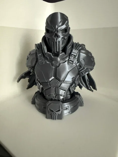 Mô hình tượng bán thân Punisher - File STL chi tiết cho in 3D - Image 1