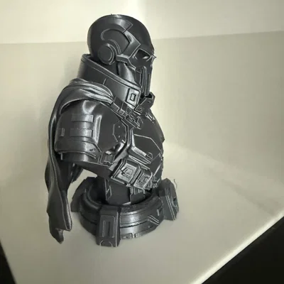 Mô hình tượng bán thân Punisher - File STL chi tiết cho in 3D