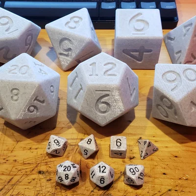 Bộ xúc xắc khổng lồ (Complete Giant Dice Set)