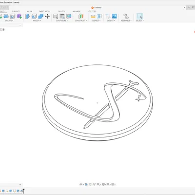 Tải miễn phí file 3D đồng xu SDS 25mm cho xe đẩy siêu thị