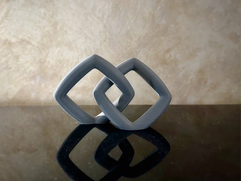 KNOT #1 - Tác phẩm điêu khắc khối vuông lồng nhau Print-in-Place - Image 1
