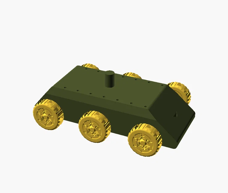 Tank Shooter — Mô hình xe tăng trưng bày nhỏ gọn, in liền khối - Image 4
