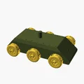 Tank Shooter — Mô hình xe tăng trưng bày nhỏ gọn, in liền khối - Thumbnail 4